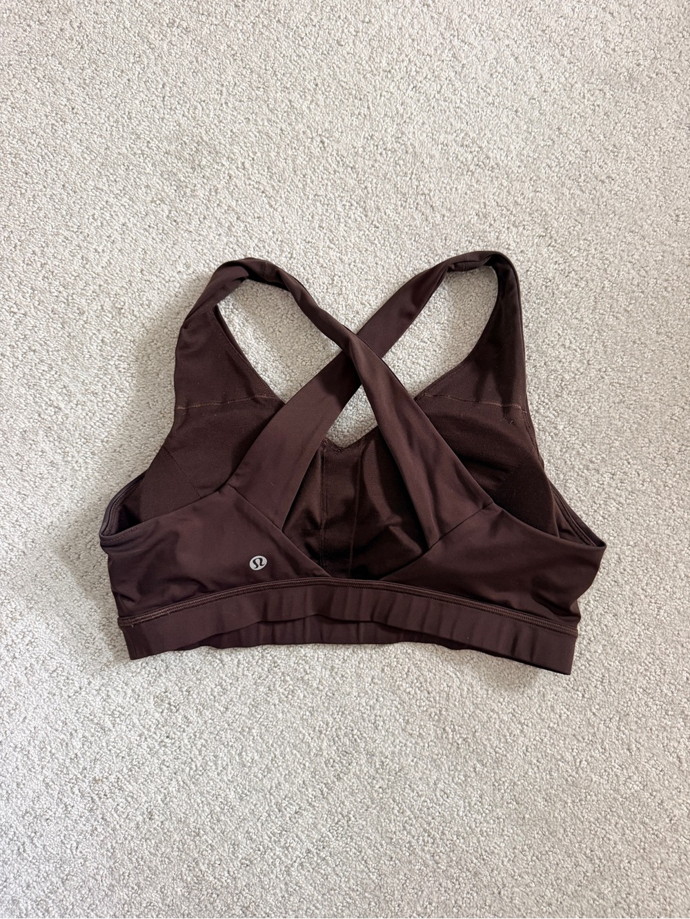 lululemon athletica Cross-Back Envital D/DD Sports Bra in Brown